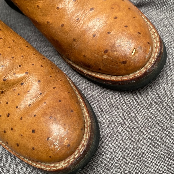 Smoky Mountain Ostrich Mid Boots Cowboy Women’s 6 - Picture 7 of 17